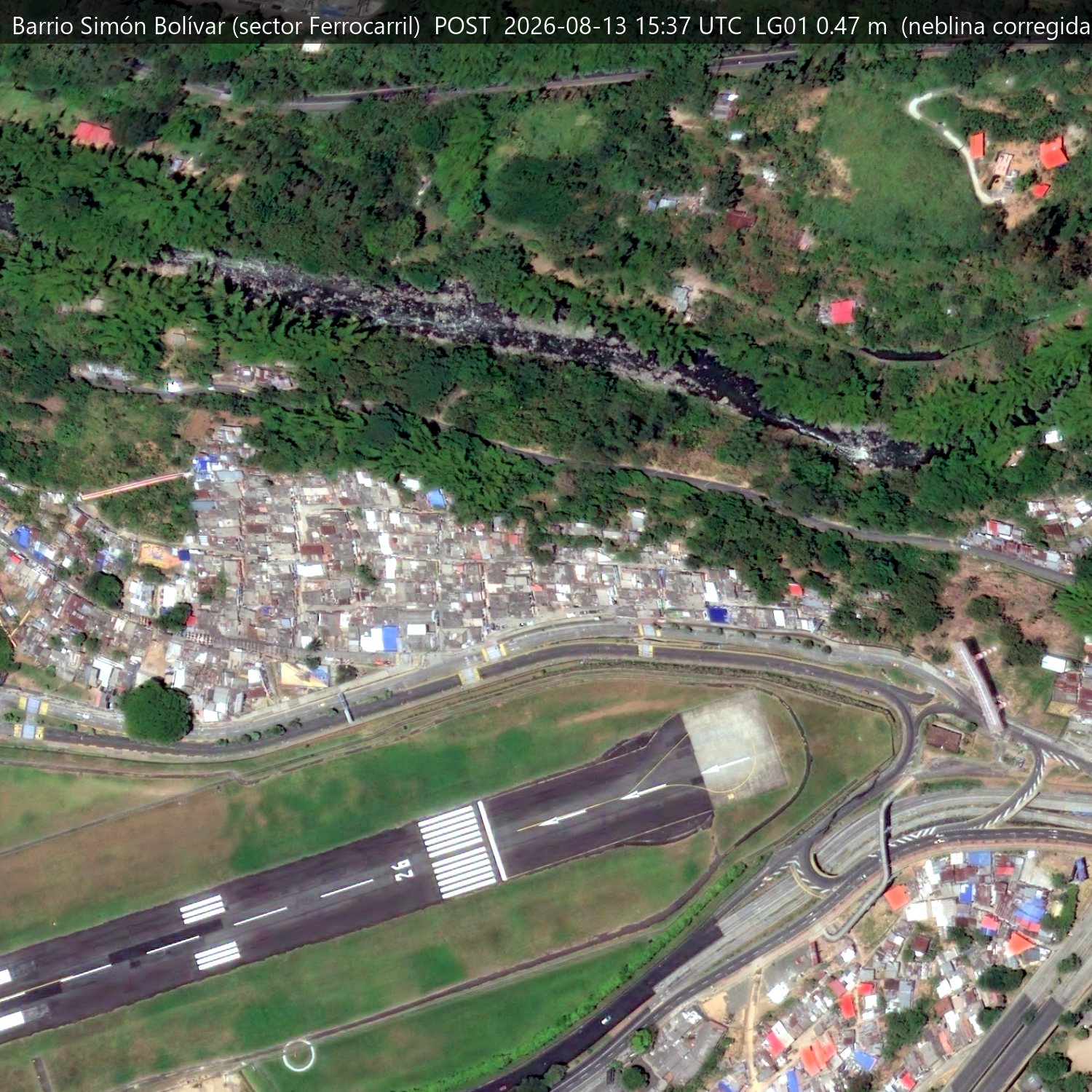 Barrio Simón Bolívar sector Ferrocarril, 13 de agosto de 2026